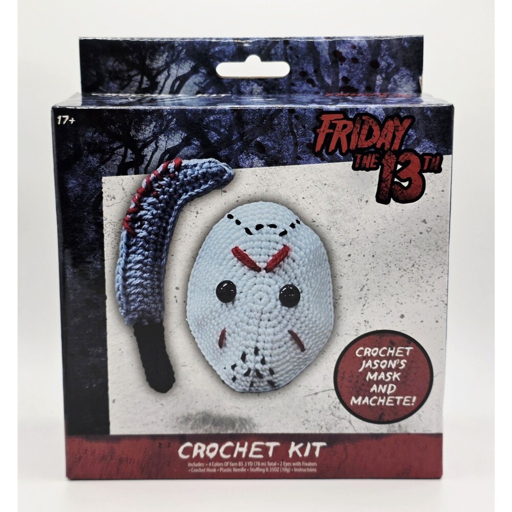 Friday the 13th Jason Voorhees Crochet Kit Horror Halloween Crafts Novelty Gift